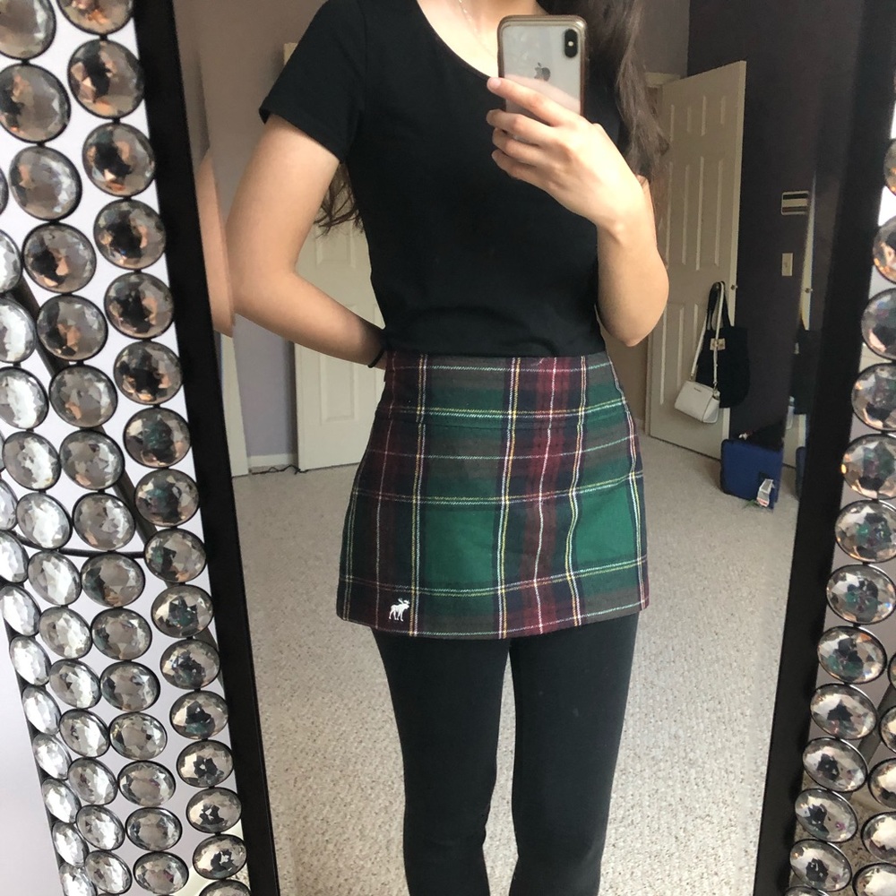 Abercrombie plaid mini skirt!
